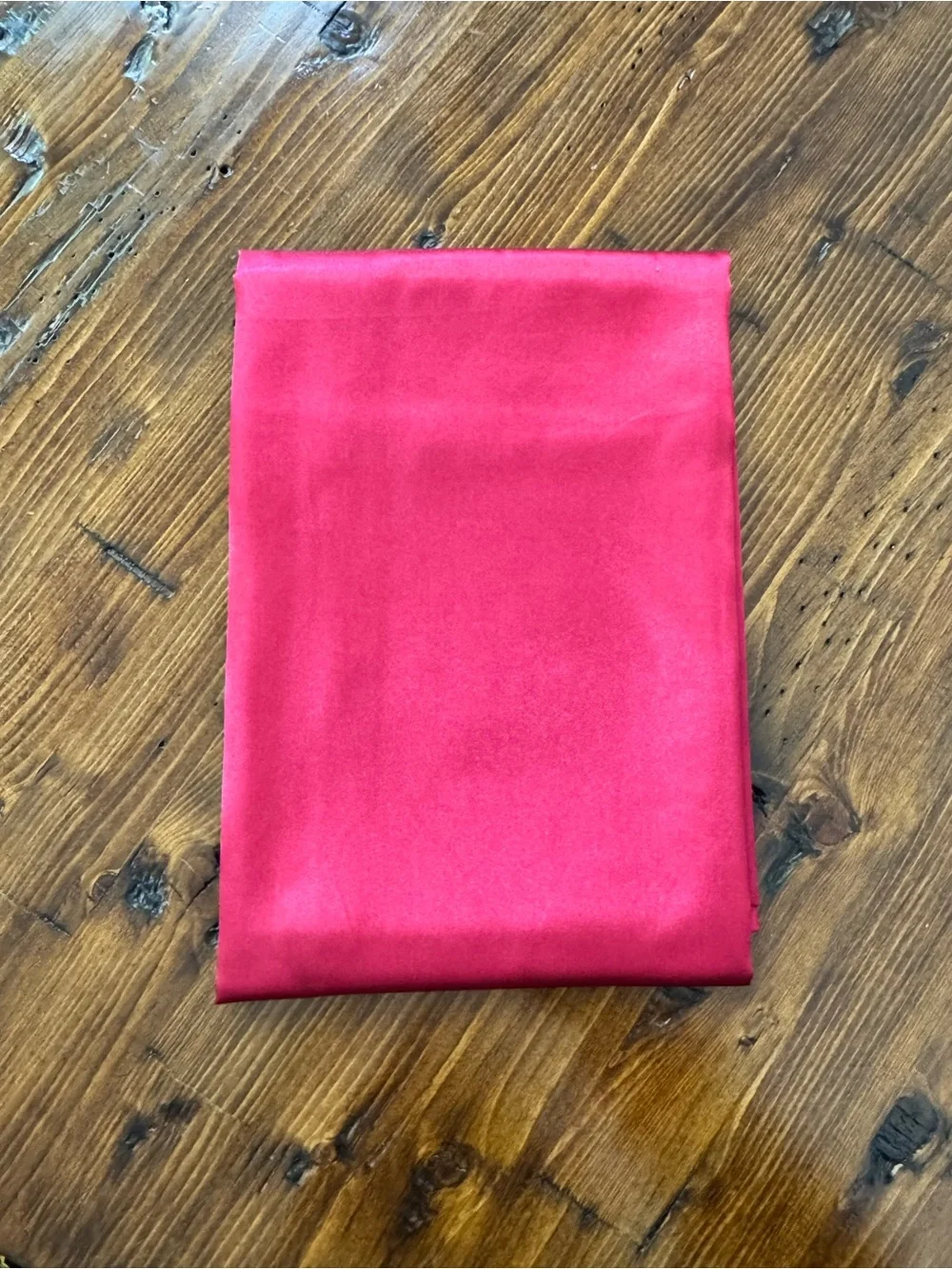 Burgundy Satin Pillowcase - Luxury Silky Sleep